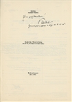 Alfred Jodl German Commander Signed 1941 Military Assessment Document (Third Party Guaranteed)