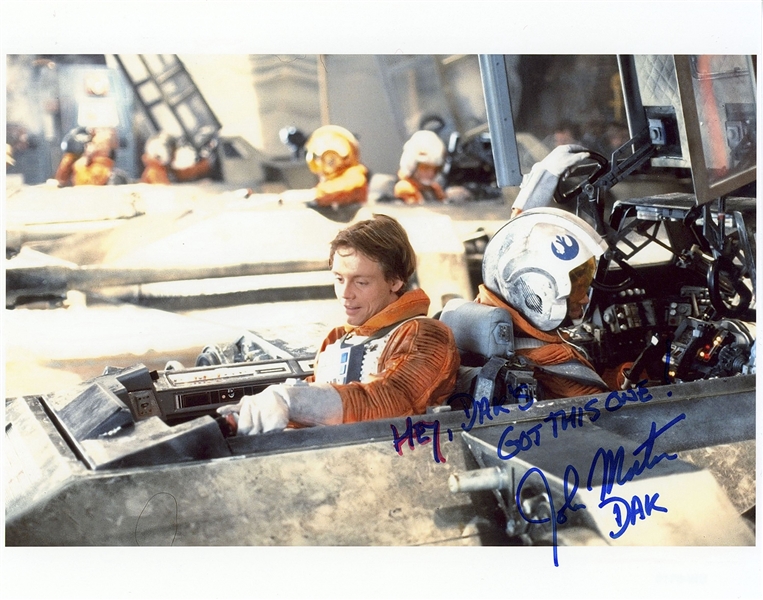 Star Wars: John Morton “Dak” Lot (2) Signed 8” x 10” Photos from “A New Hope” (Third Party Guaranteed) 