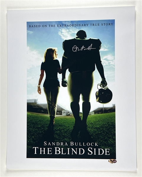 The Blind Side: Quinton Aaron Oversized Signed 16”x 20” Photo (Third Party Guaranteed)