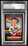 Signed 1984 Donruss Baseball Card #648 Duke Snider (PSA/DNA Encapsulated)