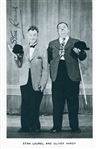 Stan Laurel & Oliver Hardy Signed Vintage 3.5" x 5.5" Photograph (Beckett/BAS LOA)