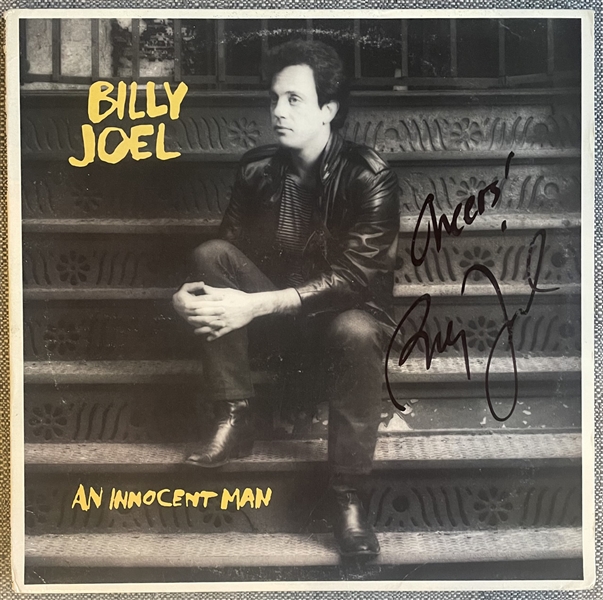 Billy Joel Signed “Innocent Man” Promo Album Record (Third Party Guaranteed)