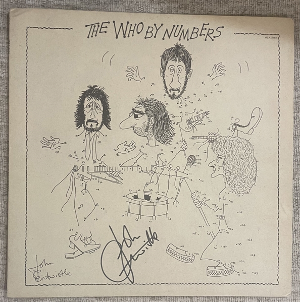 The Who: John Entwistle Signed “The Who By Numbers” Album Record (Third Party Guaranteed) 
