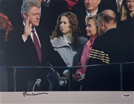 President Bill Clinton Signed 11" x 14" Color Photo from Inauguration(PSA/DNA LOA)