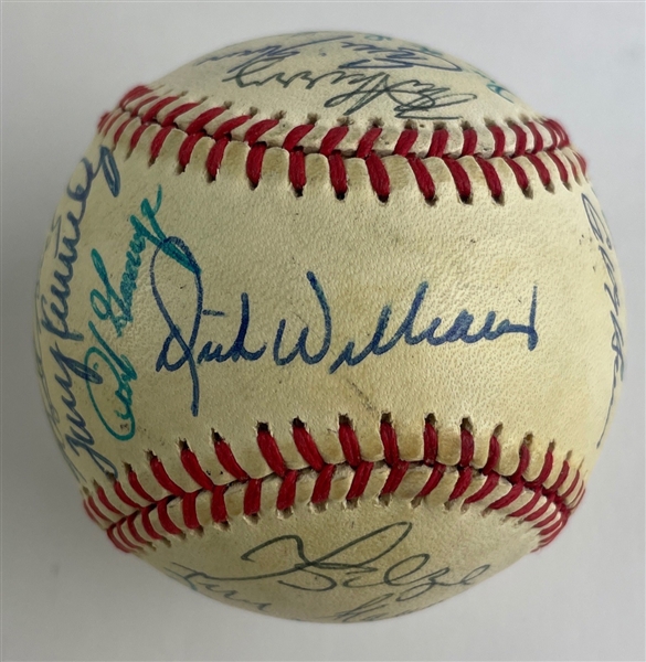 84 San Diego Padres Team Signed Baseball (NL Champs) (Third Party Guaranteed)
