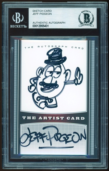 Toy Story: Lot of 2 Jeff Pidgeon Mr. Potato Head Art Cards (BAS Encapsulated)