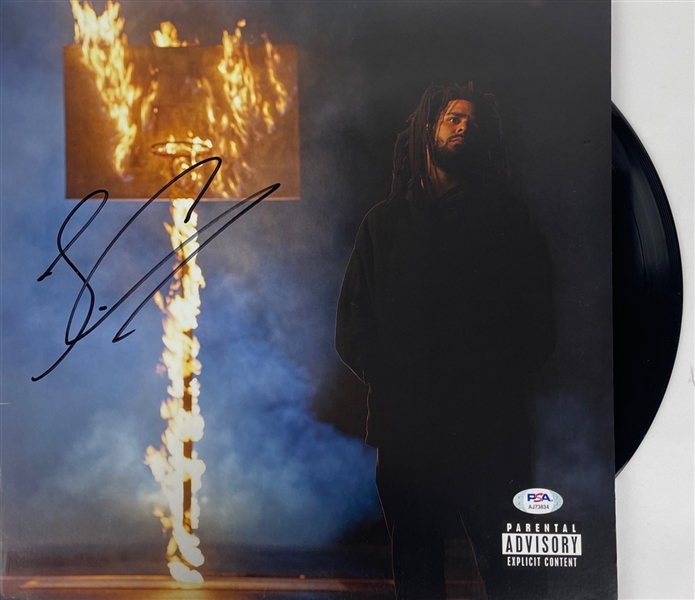 J. Cole Signed "The Off-Season" Album Cover w/ Vinyl (PSA/DNA)