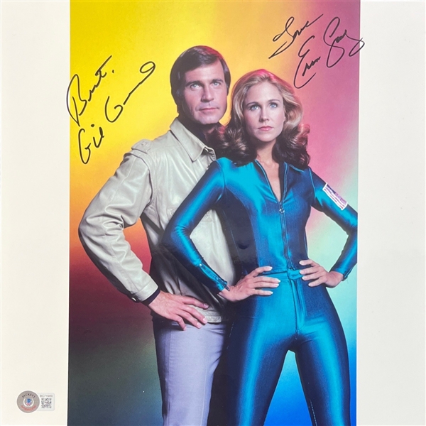 Gil Gerard and Erin Gray Signed 12" x 12" Buck Rogers Photo (Beckett/BAS)