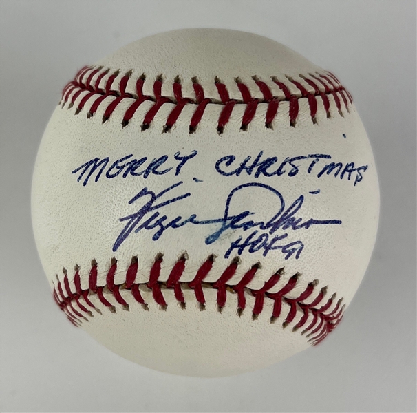 Ferguson Jenkins Signed & "Merry Christmas" Inscribed Baseball (Third Party Guaranteed)