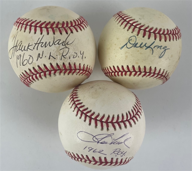 New York Yankees Greats Lot Including Baseballs Signed by Howard, Long, and Tresh (JSA and Third Party Guarantee)