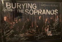 “Burying the Sopranos” Multi-Signed Supporting Cast 17” x 11” Mini Poster (14 Sigs) (Third Party Guaranteed)