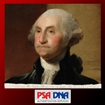 President George Washington Handwritten Document with Ten Words in His Hand! (PSA/DNA LOA)