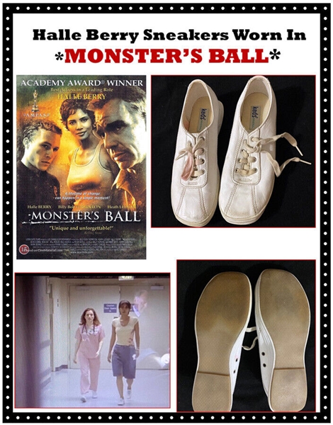 Halle Berry Screen Worn Sneakers From Academy Award Winning Movie "MONSTERS BALL" 