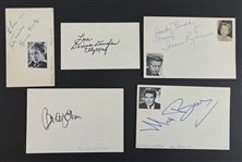 The Beverly Hillbillies: Lot of 5 Cast Signed Segments w/ Ebsen, Ryan, Etc. (Beckett/BAS)