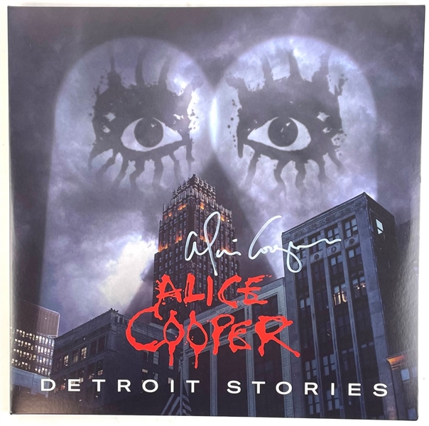 Alice Cooper Signed "Detroit Stories" Album (Third Party Guarantee)