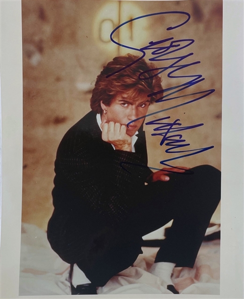 George Michael Signed 8" x 10" Glossy Color Photo (Third Party Guaranteed) 