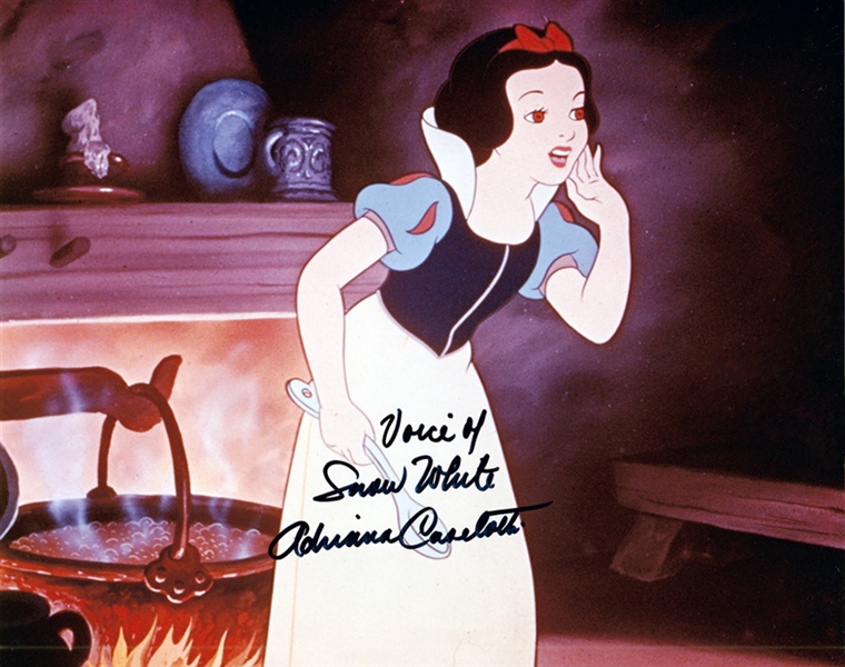 Adriana Caselotti, The Voice of Snow White, IN-PERSON Signed 8x10 (Third Party Guarantee)