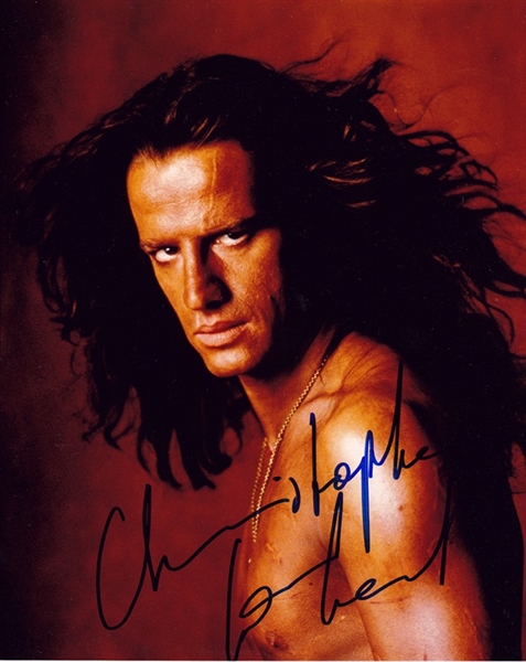 Christopher Lambert IN PERSON Signed (2) 8x10 Photos (Third Party Guarantee)