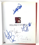 The Rolling Stones Group Signed "Rolling with The Stones" First Edition Book with Jagger, Richards, Wyman & Watts (Beckett/BAS LOA)