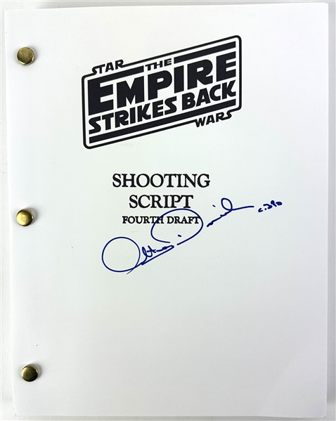 Anthony Daniels Signed Script for "The Empire Strikes Back" (Official Pix, Beckett/BAS & JSA)