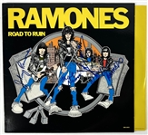 The Ramones Group Signed Road to Ruin Record Album (JSA LOA)