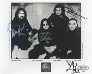 Black Sabbath: Fully Group Signed 8 x 10 Epic Promo Photo (Epperson/REAL)