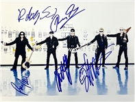The Scorpions Desirable Signed 11 x 14 Color Photo with All Five Members! (Third Party Guaranteed)