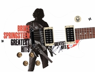 Bruce Springsteen Signed 'Greatest Hits' CD Graphic Guitar (ACOA)
