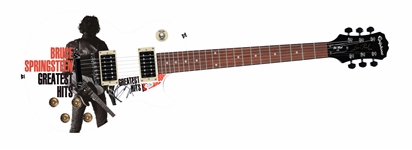 Bruce Springsteen Signed 'Greatest Hits' CD Graphic Guitar (ACOA)