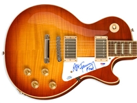 KISS: Ace Frehley Signed Sunburst Guitar (ACOA)