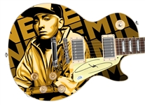 Eminem "Shady" Signed Custom 1/1 Graphic Art Guitar (ACOA) 