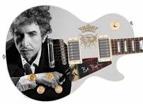 Bob Dylan Signed 1/1 Custom Photo Graphic Guitar (Third Party Guaranteed)