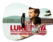 Luke Bryan Signed "What Makes You Country" Tour Graphic Guitar (ACOA)