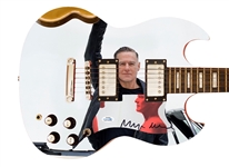 Bryan Adams Signed Custom Photo Graphic Guitar (ACOA)