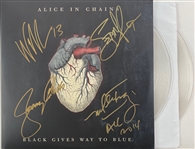 Alice In Chains: Group Signed Black Gives Way to Blue Album Cover w/ White Vinyl (Third Party Guaranteed)