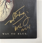Alice In Chains: Group Signed Black Gives Way to Blue Album Cover w/ White Vinyl (Third Party Guaranteed)