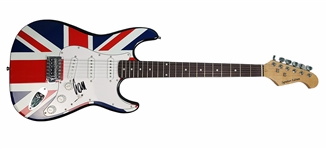 Liam Gallagher Signed Custom Graphic Guitar (Third Party Guaranteed)