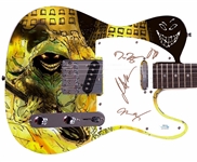 Disturbed Group Signed Custom Graphic Guitar (ACOA)
