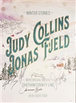 Judy Collins, Jonas Fjeld & Chatham County Line Signed 18 x 24 Concert Poster (ACOA)