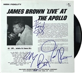 James Brown Signed Live at the Apollo Record Album with I Feel Good Inscription (JSA LOA)