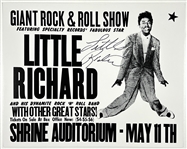 Little Richard In-Person Signed 20” x 16” Replica Poster (Third Party Guaranteed)