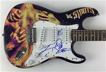 The Struts Impressive Group Signed Custom Airbrushed Guitar (4 Sigs)(PSA/DNA LOA)