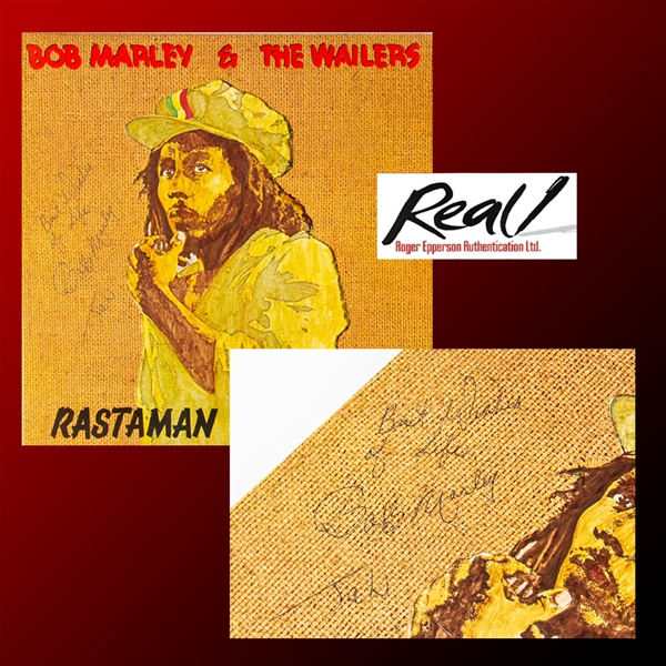 Bob Marley Spectacular Signed "Rastaman Vibration" Record Album with Great Inscription & Autograph (Epperson/REAL LOA)