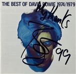David Bowie 1999 Signed Best of CD Insert w/ Disc (Andy Peters Bowie Expert LOA)