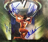Van Halen Group Signed 5150 Album Cover w/ Vinyl (4 Sigs)(Epperson/REAL LOA)