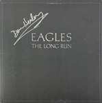 Eagles: Group Signed The Long Run Album Cover w/ Vinyl (4 Sigs)(JSA LOA)