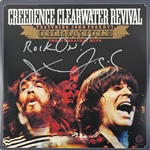 John Fogerty Signed Creedence Clearwater Revival Greatest Hits Album Cover w/ Vinyl (Beckett/BAS)