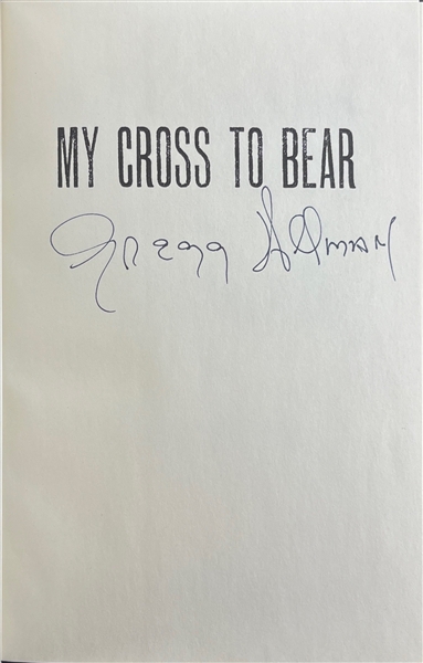 Gregg Allman Signed "My Cross To Bear" Book (Third Party Guaranteed)