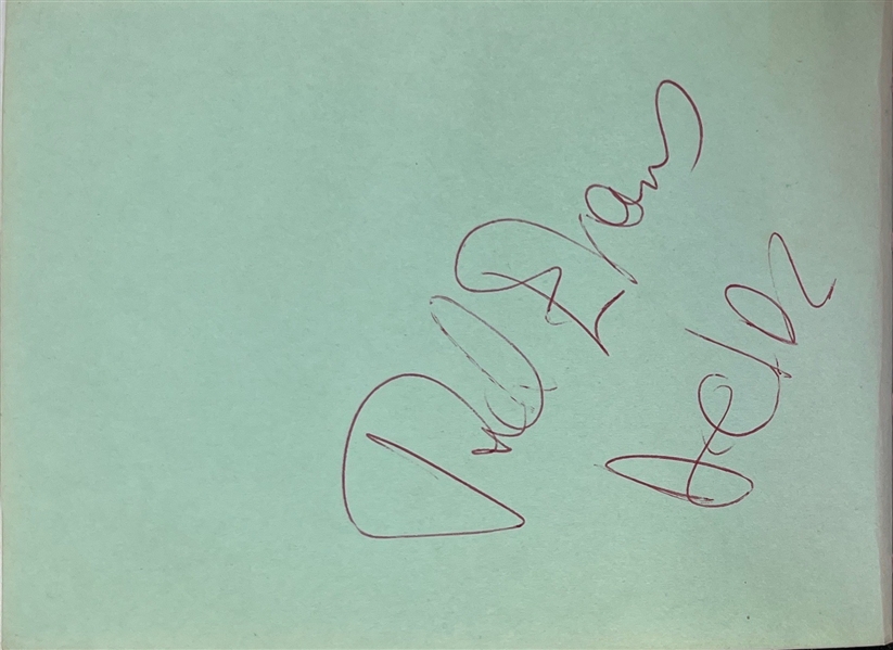 AC/DC: Late 70's Group Autograph Set (Epperson/REAL LOA)