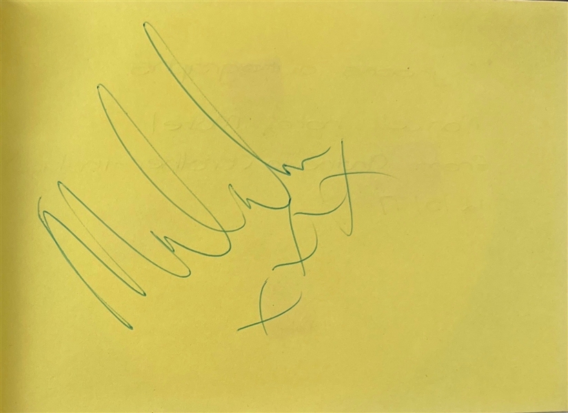 AC/DC: Late 70's Group Autograph Set (Epperson/REAL LOA)